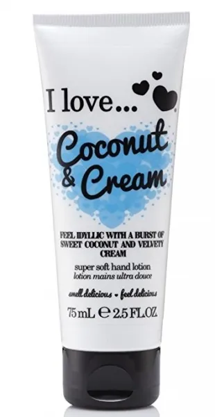 I Love…Cosmetics Balsam do rąk - Hand Lotion Coconut & Cream 75 ml 