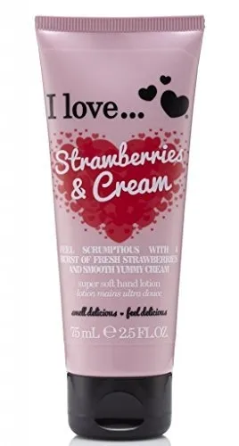 I Love…Cosmetics balsam do rąk - Hand Lotion Strawberries & Cream 75 ml 