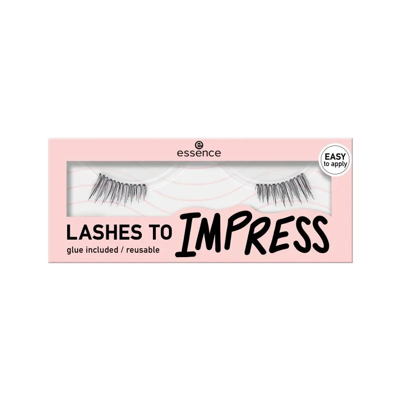 essence False Lashes - Lashes To Impress - 03 Half Lashes -  sztuczne rzęsy