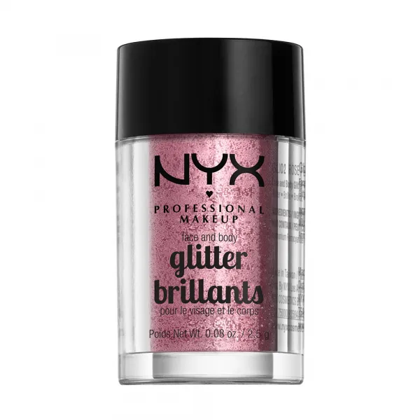 NYX Cosmetics Face & Body Glitter – Rose (GLI02)