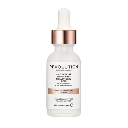 Revolution serum pod oczy - Skincare - Targeted Under Eye Serum - 5% Caffeine Solution + Hyaluronic Acid