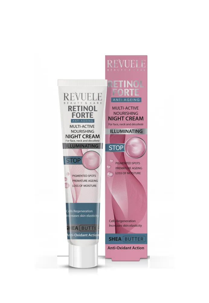 Revuele krem ​​do twarzy na noc - Retinol Forte Multi-Active Nourishing Night Cream