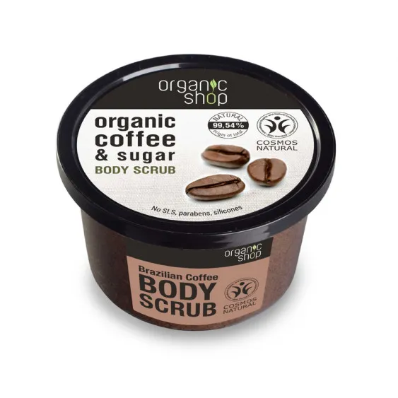 Organic Shop piling do ciała - Body Scrub Brazilian Coffee (250 ml)