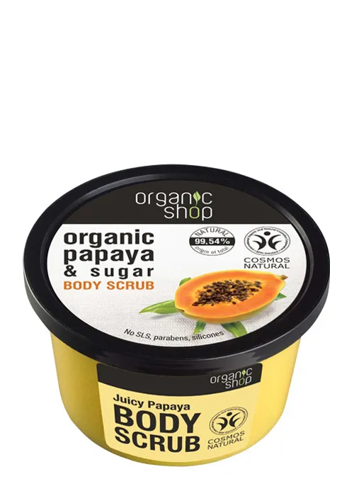 Organic Shop piling do ciała - Body Scrub Juicy Papaya (250 ml)