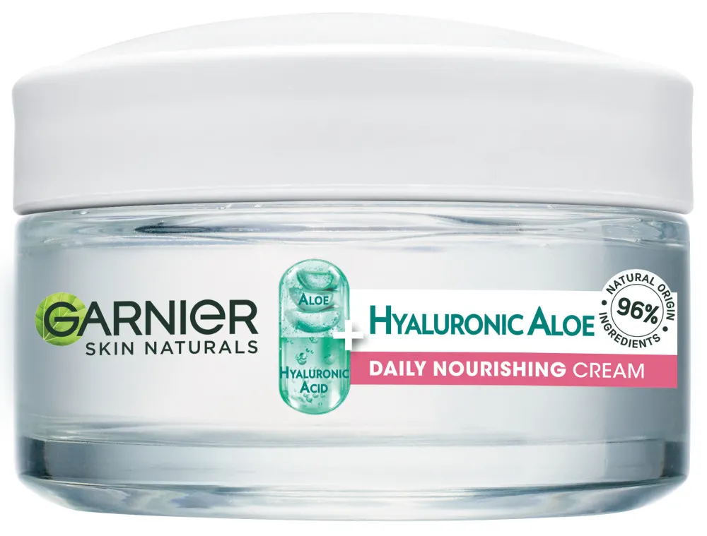 Garnier Skin Naturals odżywczy krem ​​do twarzy - Hyaluronic Aloe Nourishing Cream