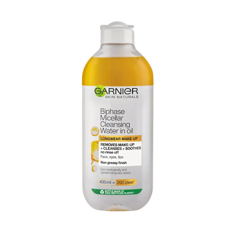 Garnier woda micelarna - Skin Naturals Two-Phase Micellar Face Cleansing Water  