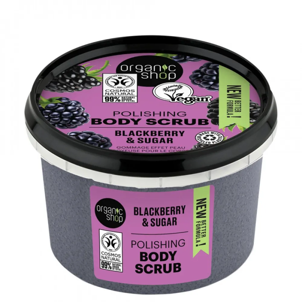 Organic Shop Scrub do ciała - Blackberry & Sugar Body Scrub