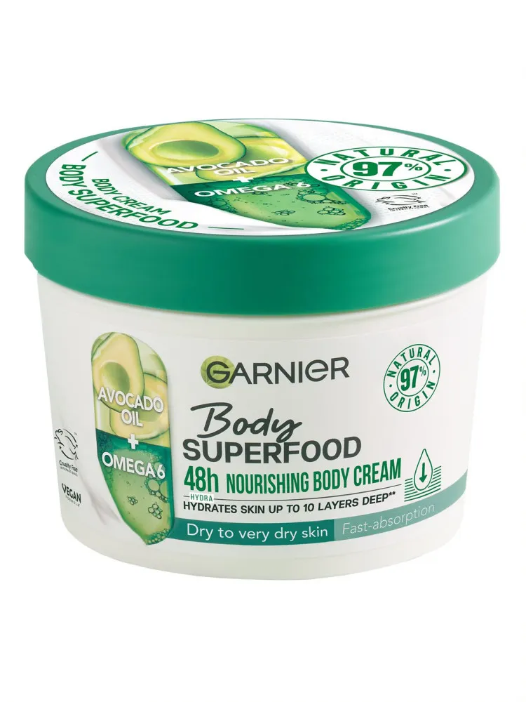 Garnier Body Superfood Nourishing Cream Krem odżywczy z awokado - Avocado & Omega 6