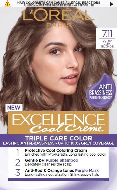 L’Oréal Paris EXCELLENCE farba do włosów - 7.11 Ultra Ash Blonde