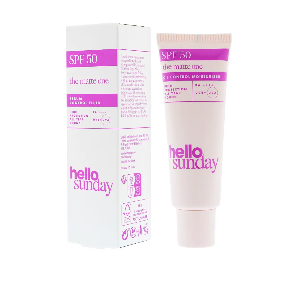 hello sunday The Matte One (SPF50) - krem nawilżający