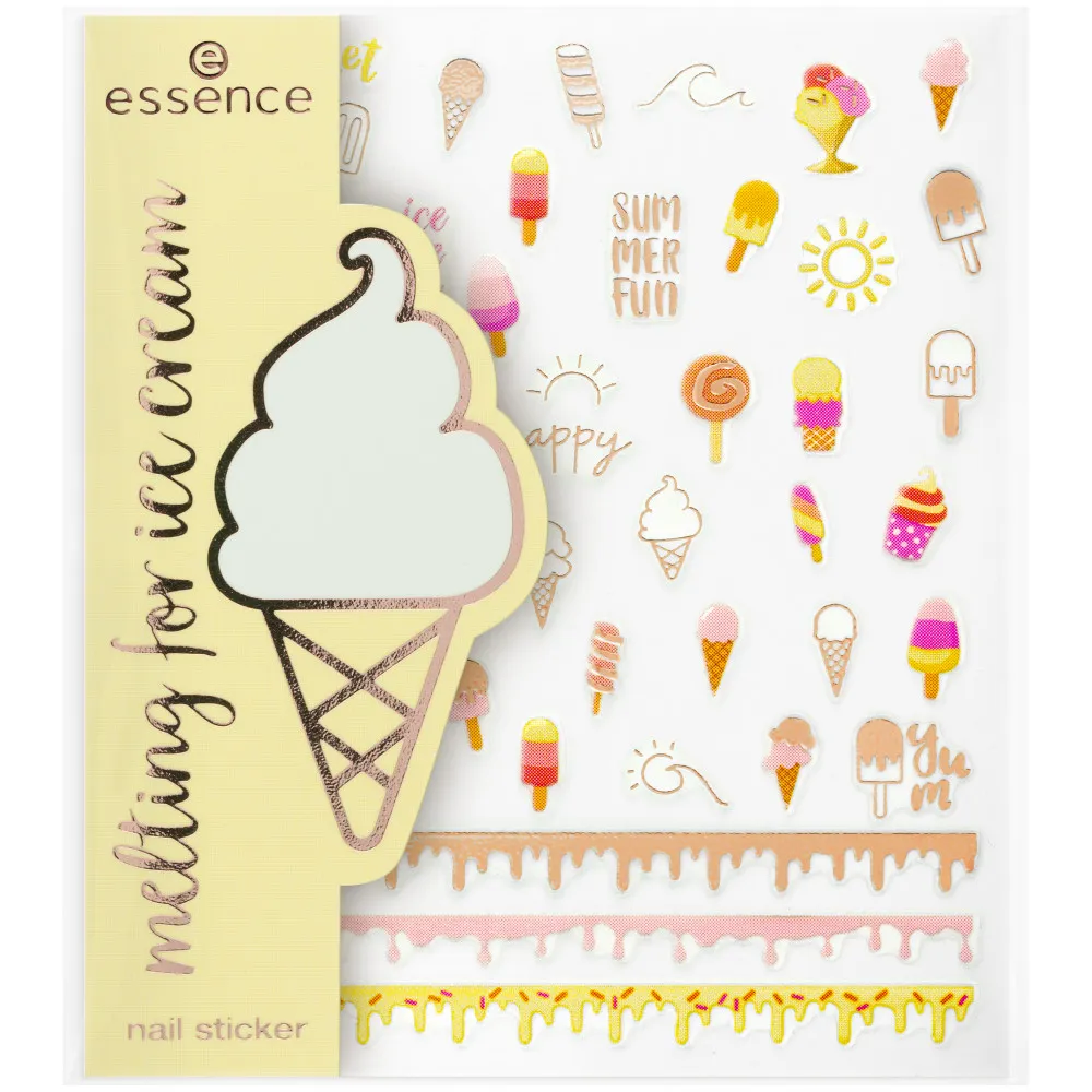 essence Melting For Ice Cream Nail Sticker - Ice Cream? Always!