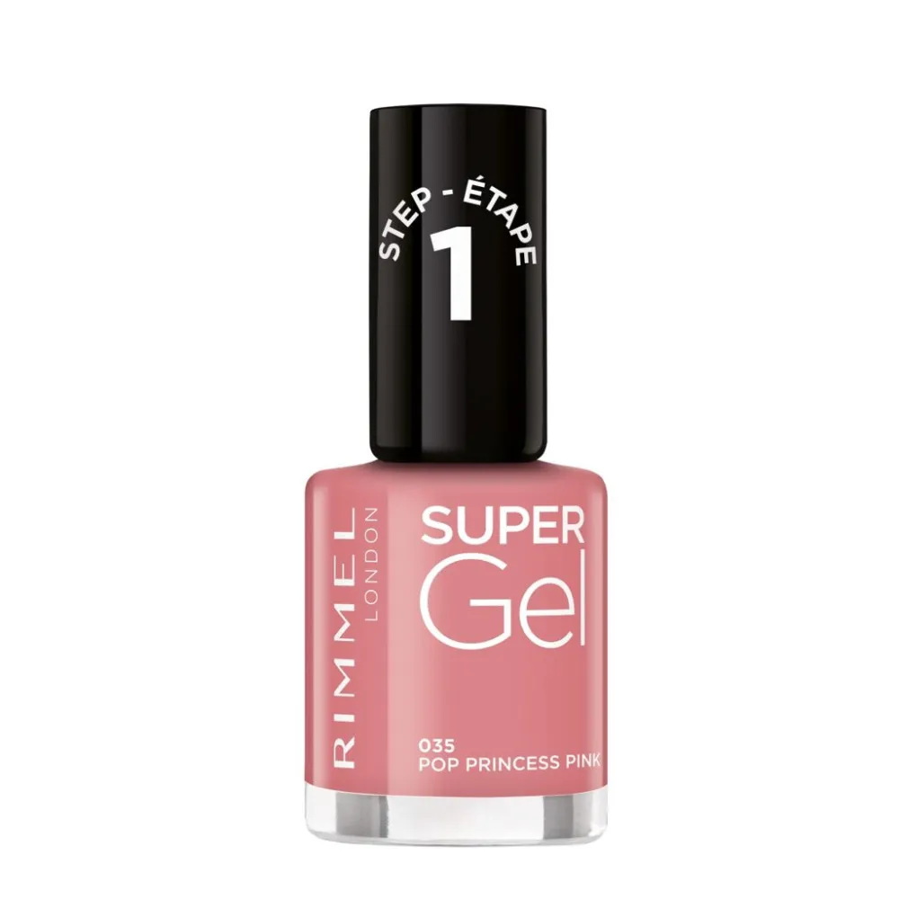 Rimmel London Super Gel Nail Polish - 35 Pop Princess Pink