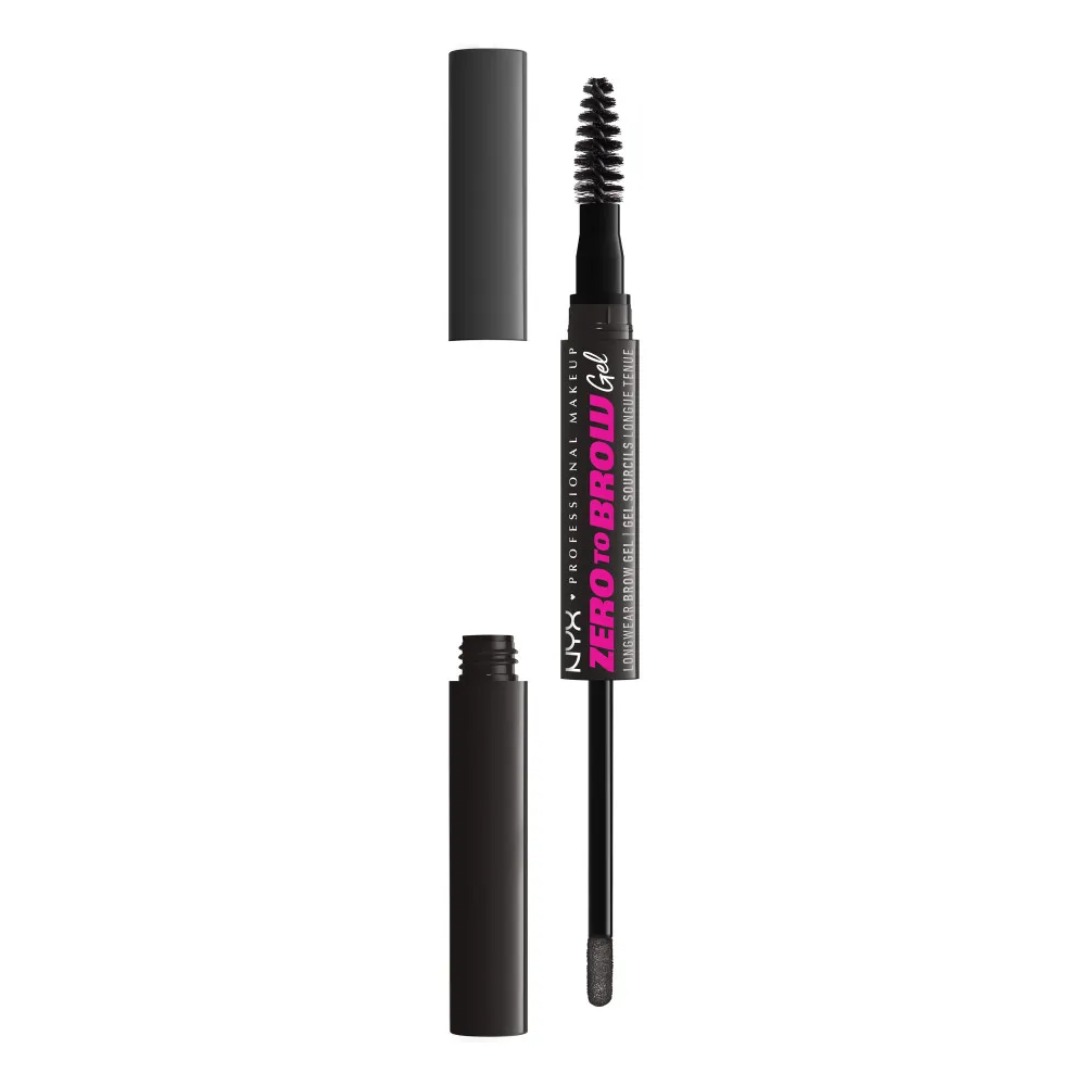 NYX Professional Makeup Zero to Brow Longwear Brow Gel - Black (ZTBG08)