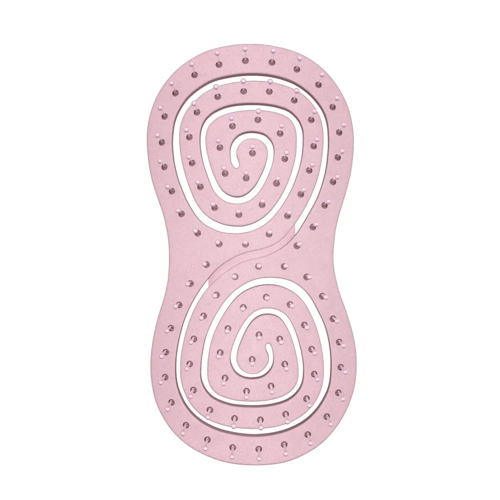 Noelle szczotka do rozczesywania włosów –Eco-Friendly Detangler Hairbrush-  Pink Swirl