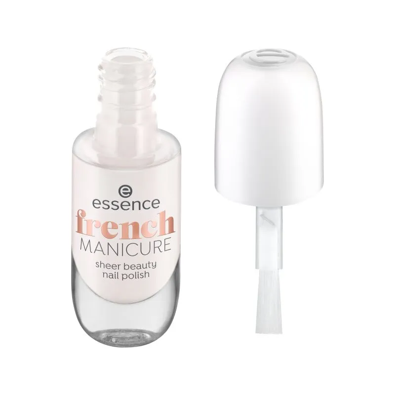 essence french MANICURE Sheer Beauty Nail Polish - 02 Rosé On Ice