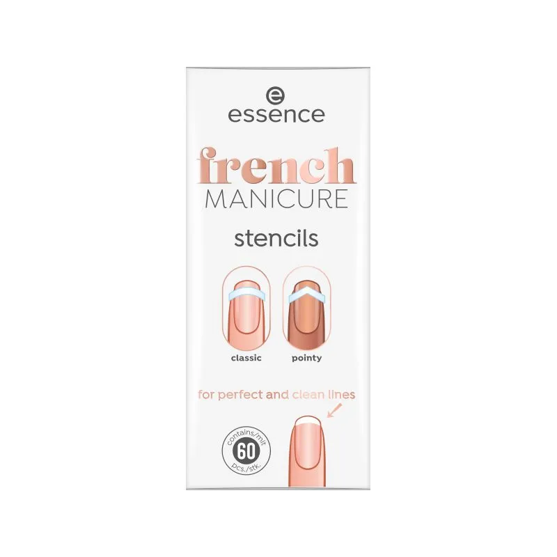 essence French MANICURE Stencils - 01 French Tips & Tricks