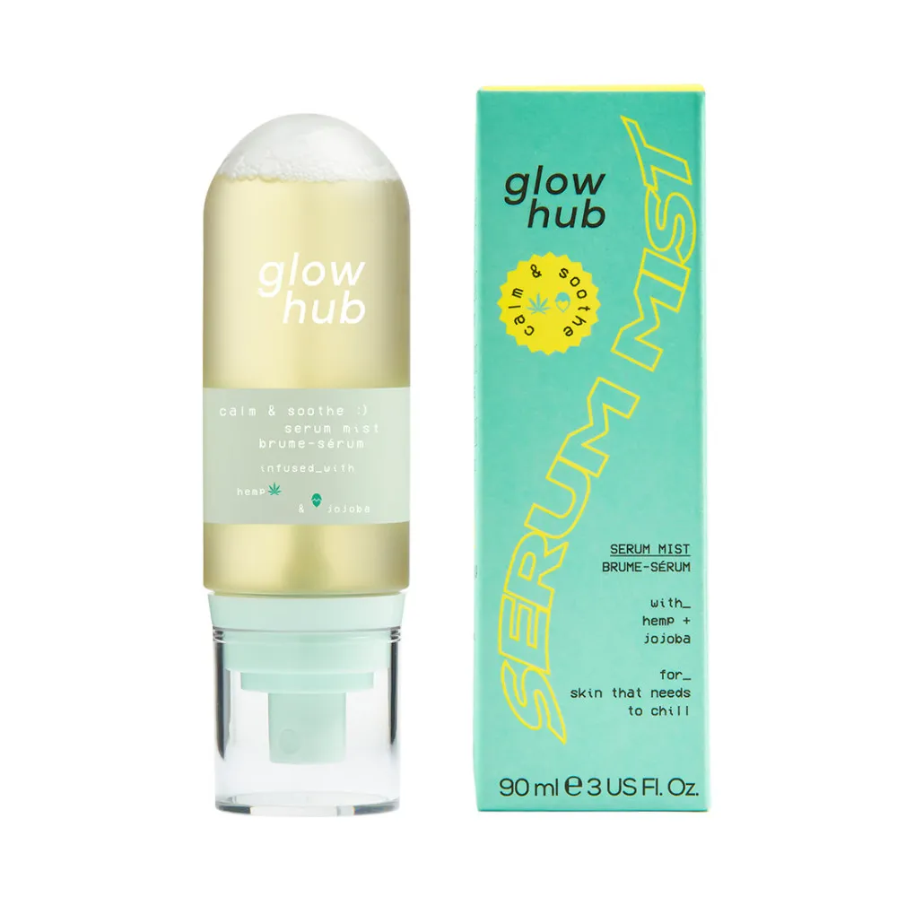 Glow Hub Uspokajająca i łagodząca mgiełka serum