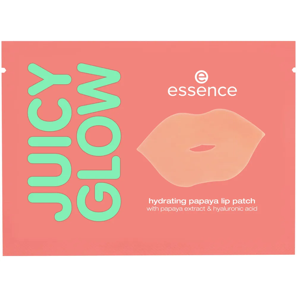 essence Juicy Glow Nawilżający płatek do ust z papają - 01 Papaya Pulmp