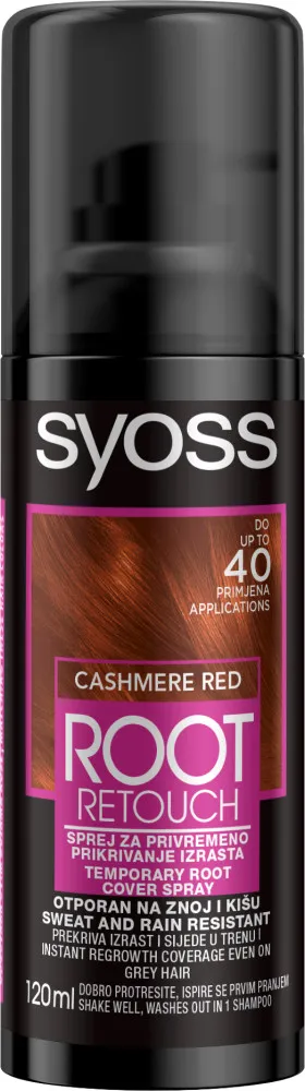 Syoss spray na odrosty - Root Retoucher - Cashmere Red 