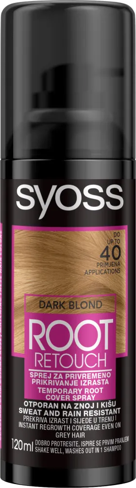 Syoss spray na odrosty - Root Retoucher - Dark Blond 